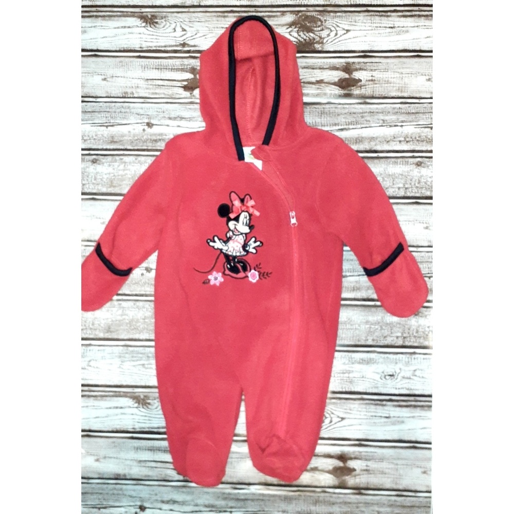 Disney Minnie Mouse plush footie pajama